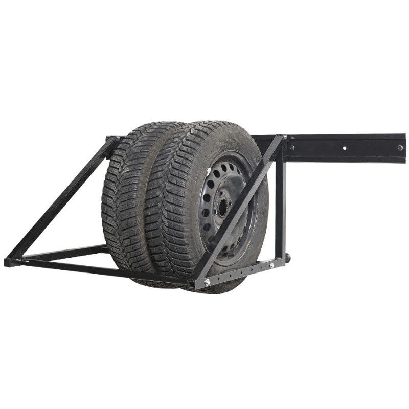 Support range pneus à fixer au mur vendu chez euro-expos.net