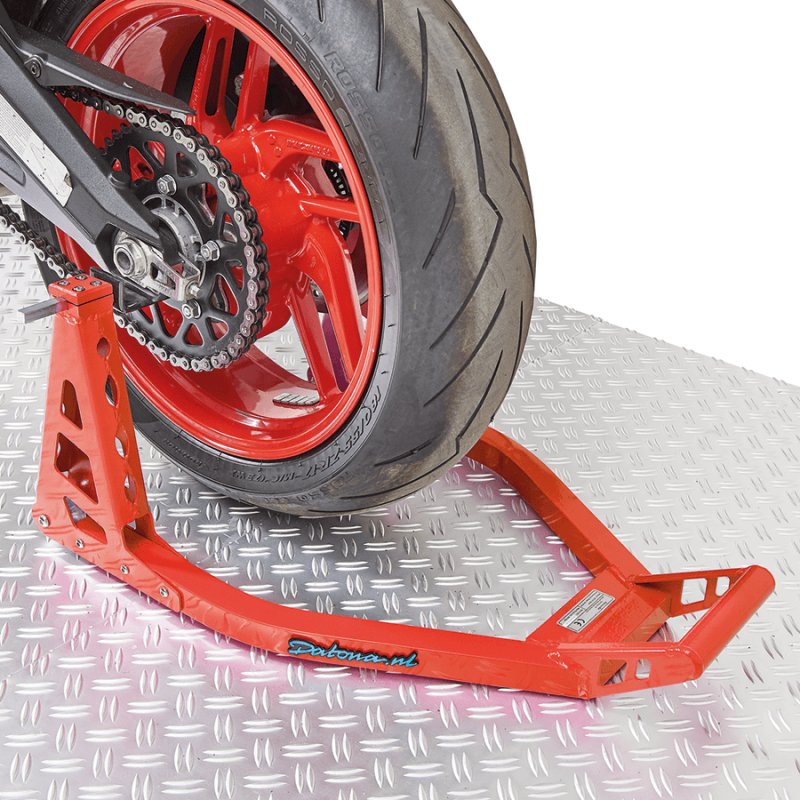 Béquille d'atelier MotoGP roue avant et arrière – rouge