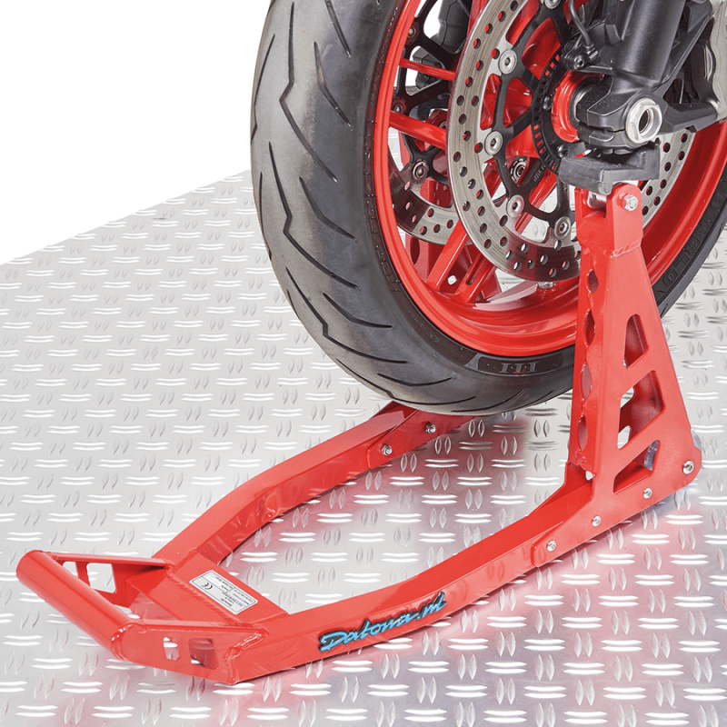 Béquille d'atelier MotoGP roue avant et arrière – rouge