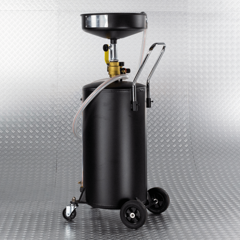 Récupérateur d'huile de vidange pneumatique par aspiration et par gravité  80 litres BC-ELEC.com