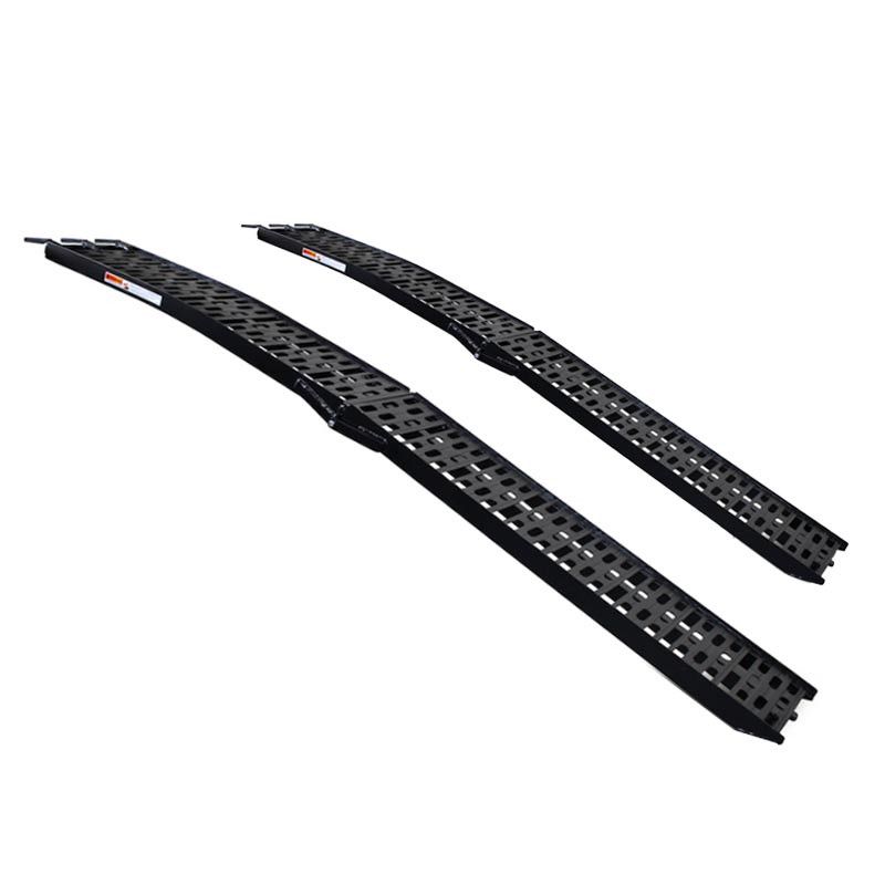 Rampes noires solides et pliables aluminium 225 cm