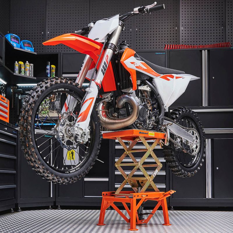 Table élévatrice hydraulique KTM motocross