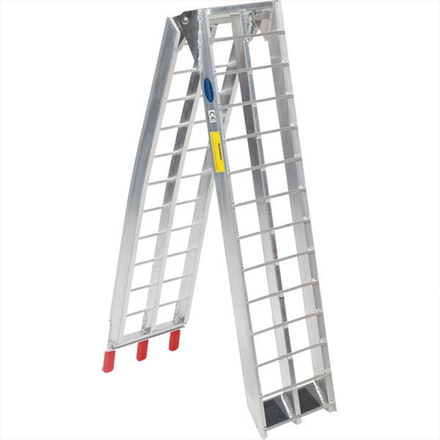 Aluminium oprijplaat 225 cm rijplaat oprijgoot rijplank 4