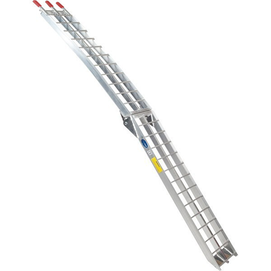 Aluminium oprijplaat 225 cm rijplaat oprijgoot rijplank 6