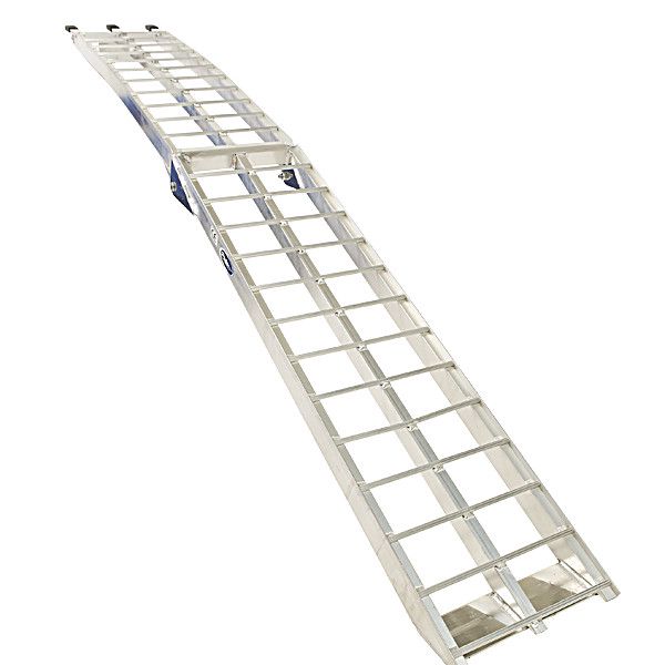 Aluminium oprijplaat 225 cm rijplaat oprijgoot rijplank 7