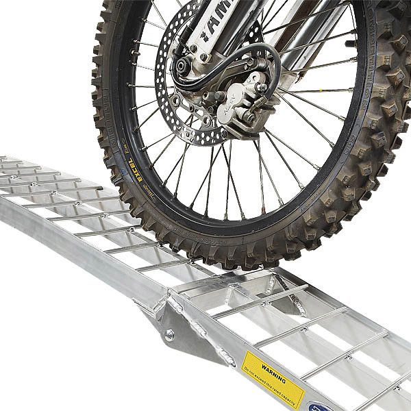 Aluminium oprijplaat 225 cm rijplaat oprijgoot rijplank 1