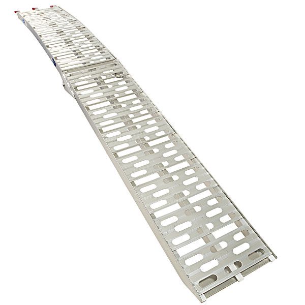 Extra stevige aluminium oprijplaat opklapbaar - 225 cm rijplaat rijgoot 4