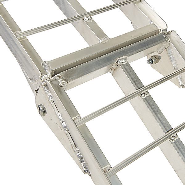Aluminium oprijplaat 225 cm rijplaat oprijgoot rijplank 8