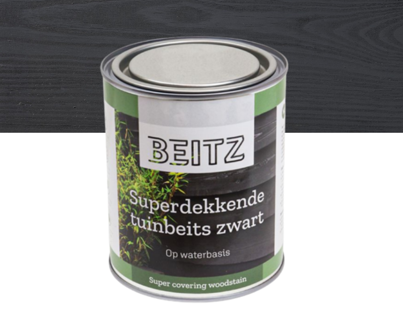 Kliniek Filosofisch levering Beitz - Zwarte beits 0.75L voor Hout - Premium Kwaliteit!