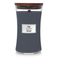 WoodWick Geurkaars Large Indigo Suede - 18 cm / ø 10 cm