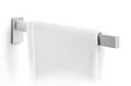 Zack Porte serviette Linea Single en acier mat