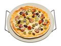 Italian Pizzasteen ø 33 cm met serveerrek
