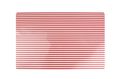 Yong Placemat Rechthoek Rood Stripes 45 x 30 cm