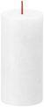 Vela de bloque Bolsius Rustiek Cloude White - 10 cm / Ø 5 cm