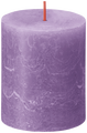 Vela de bloque Bolsius Rustiek Vibrant Violet - 8 cm / Ø 7 cm