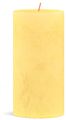 Bougie cylindrique rustique Bolsius Sunny Yellow - 10 cm / ø 5 cm
