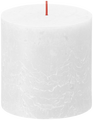 Vela de bloque Bolsius Rustiek Cloude White - 10 cm / Ø 10 cm