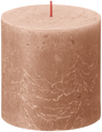 Vela de bloque Bolsius Rustiek Creamy Caramel - 10 cm / Ø 10 cm
