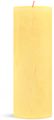Bolsius Stumpenkerze Rustikal Sunny Yellow - 19 cm / ø 7 cm