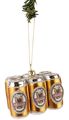 Boule de Noël Nordic Light Six pack de bouteille de bière 9 cm