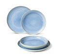 Villeroy &amp; Boch Bordenset Crafted - Blueberry turquoise - 4-delig
