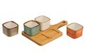 Cosy &amp; Trendy Dipschaaltjes Set Brisbane 23 x 14 cm 5-Delig