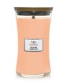 Bougie parfumée WoodWick Yuzu Blooms - Grande taille - 18 cm / ø 10 cm