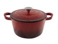 TOMADO Braadpan rood - gietijzer - geëmailleerd - ø 24 cm / 4.5 Liter