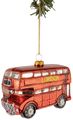 Boule de Noël Nordic Light Bus de Londres 11 cm