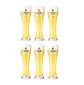 Wieckse Witte Bierglazen 250 ml - 6 Stuks