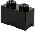 Boîte rangement Lego noir 25 x 12,5 x 18 cm
