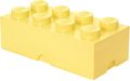 Boîte rangement Lego brillant jaune 50 x 25 x 18 cm