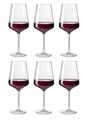 Leonardo Rode Wijnglazen Puccini 750 ml - 6 Stuks