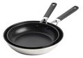 Set di padelle KitchenAid Classic in acciaio inox - ø 24 e 28 cm - Rivestimento antiaderente standard