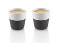 Tasses à espresso Eva Solo Carbon Black 80 ml - 2 pièces