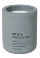 Blomus Duftkerze Fraga 11 cm / ø 9 cm - Rose &amp; White Musk