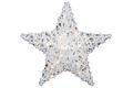 Estrella de Navidad con LEDs y temporizador Countryfield Maisie Grande Blanca A