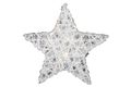 Étoile de Noël Countryfield Blanche Maisie B - avec minuterie LED - Grande