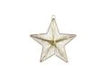 Countryfield Kerstster Goud Castor - met LED timer - Small