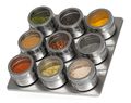 Pot à épices magnétique Blackwell - comprenant 9 pots - en acier inoxydable (RVS)