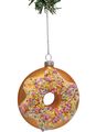 Nordic Light Weihnachtskugel Donut Rosa Konfetti 10 cm