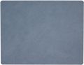 LIND DNA Platzdecke Hippo - Leder - Hellblau - 45 x 35 cm