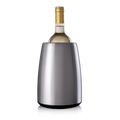 Refroidisseur de vin Vacu Vin Active Cooler Elegant en acier inoxydable - Boîte - Argent