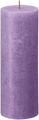 Vela de bloque Bolsius Rustiek Vibrant Violet - 19 cm / Ø 7 cm