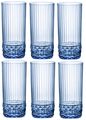 Vasos de Agua Bormioli America 20's Sapphire Blue 490 ml  - 6 Piezas