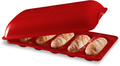 Cuoci Baguettes mini Emily Henry rosso 39 X 23 cm