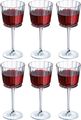 Cristal d'Arques Rode Wijnglazen Macassar 350 ml - 6 Stuks