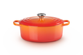 Le Creuset Braadpan Ovaal Signature Oranjerood - ø 29 cm / 4.7 Liter