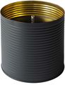 Living by Heart Outdoor Candle in Tin - ø 15 cm - Black