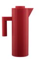 Alessi Carafe Thermos Plissé - MDL12 R - Rouge - 1 Litre - par Michele De Lucchi